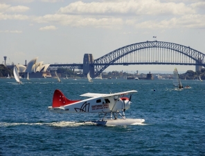 Seaplane and the Harbour Bridge